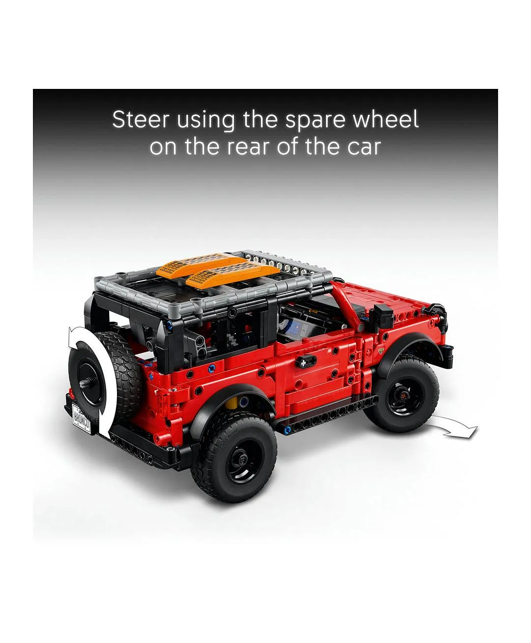 مجموعة نموذج السيارة الرياضية متعدّدة الاستخدامات Ford Bronco® من ليغو® Technic 42213 - 943 قطعة - الصورة 6