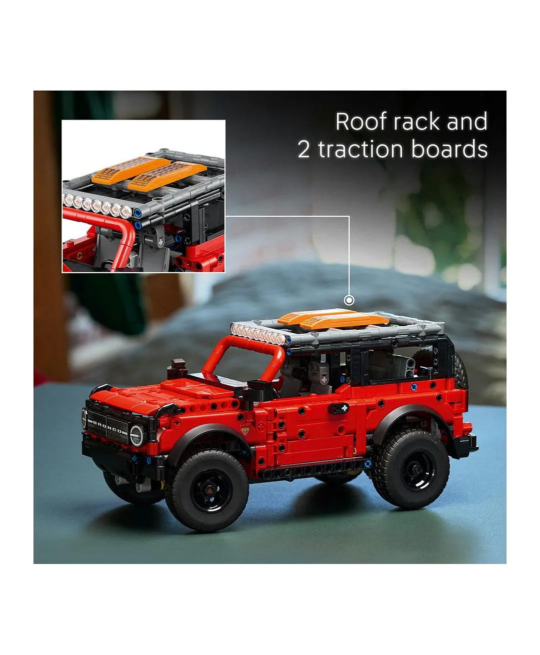 مجموعة نموذج السيارة الرياضية متعدّدة الاستخدامات Ford Bronco® من ليغو® Technic 42213 - 943 قطعة - الصورة 7