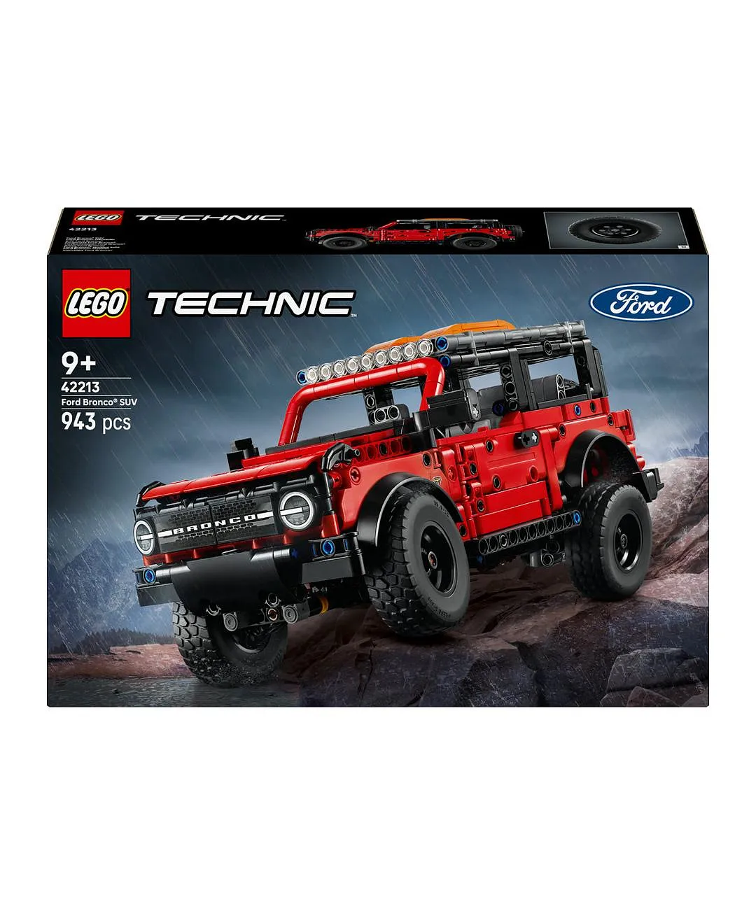 مجموعة نموذج السيارة الرياضية متعدّدة الاستخدامات Ford Bronco® من ليغو® Technic 42213 - 943 قطعة - الصورة 10