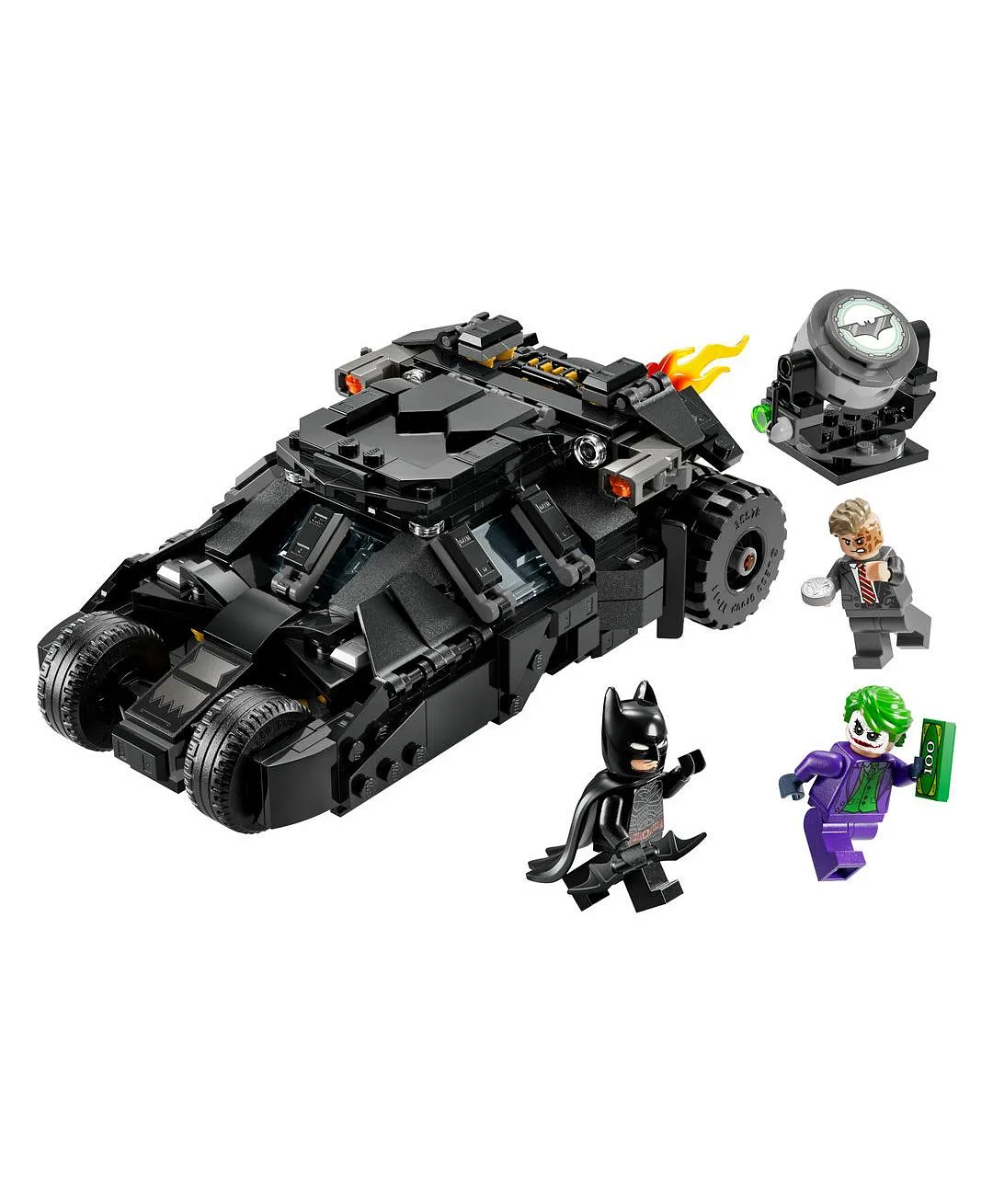 لعبة فارس™ الظلام تمبلر باتمان™ ضد تو فيس™ والجوكر™ من LEGO® DC Batman™، سيارة البطل™ الخارق 76303 - 429 قطعة - الصورة 9