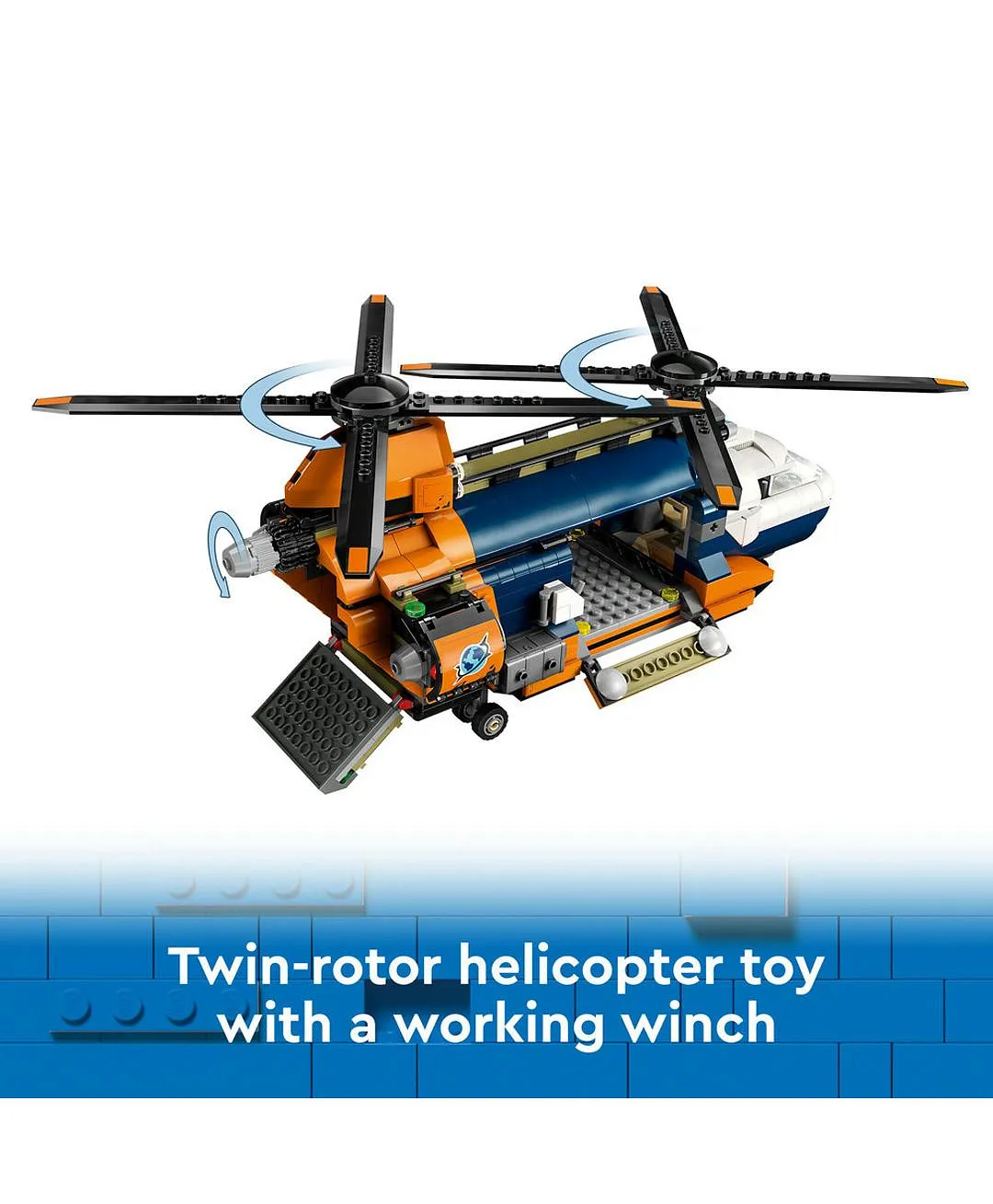 مجموعة مروحية مستكشف الأدغال في معسكر القاعدة 60437 من LEGO® City - الصورة 4