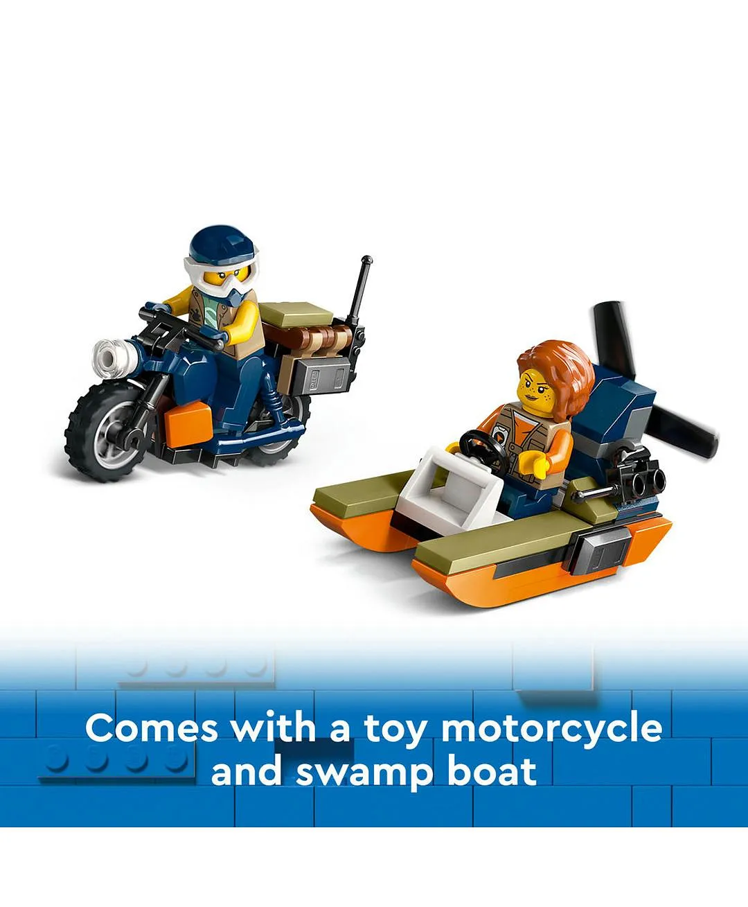 مجموعة مروحية مستكشف الأدغال في معسكر القاعدة 60437 من LEGO® City - الصورة 5
