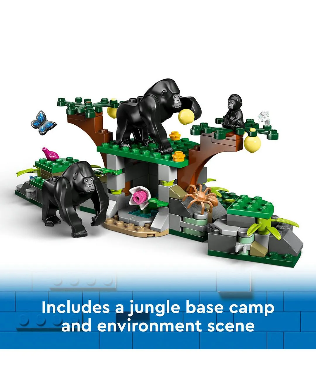 مجموعة مروحية مستكشف الأدغال في معسكر القاعدة 60437 من LEGO® City - الصورة 6