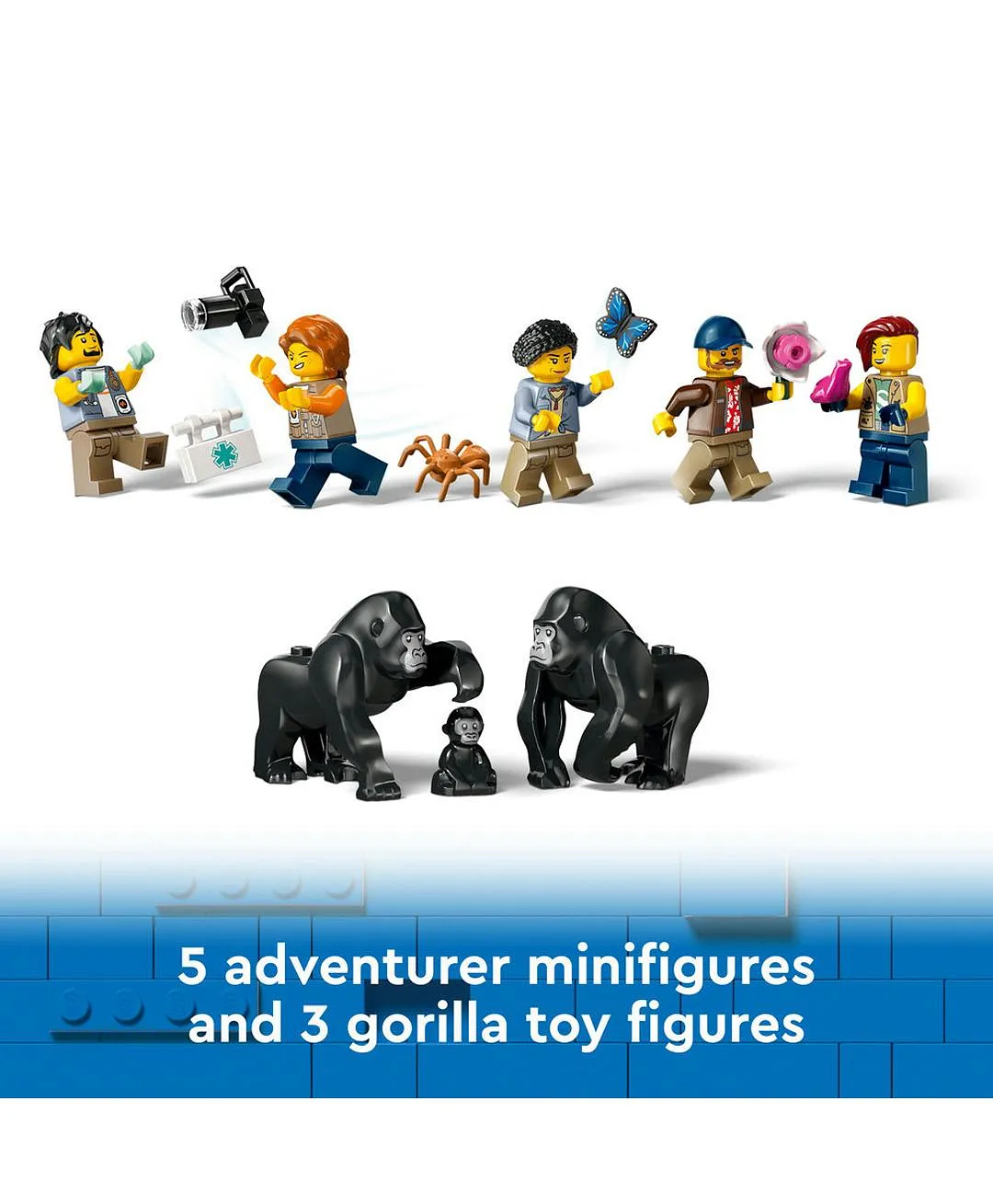 مجموعة مروحية مستكشف الأدغال في معسكر القاعدة 60437 من LEGO® City - الصورة 7