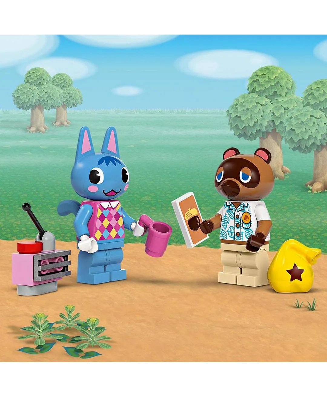 Nooks Cranny ومنزل Rosie رقم 77050 من LEGO® Animal Crossing™ - الصورة 9