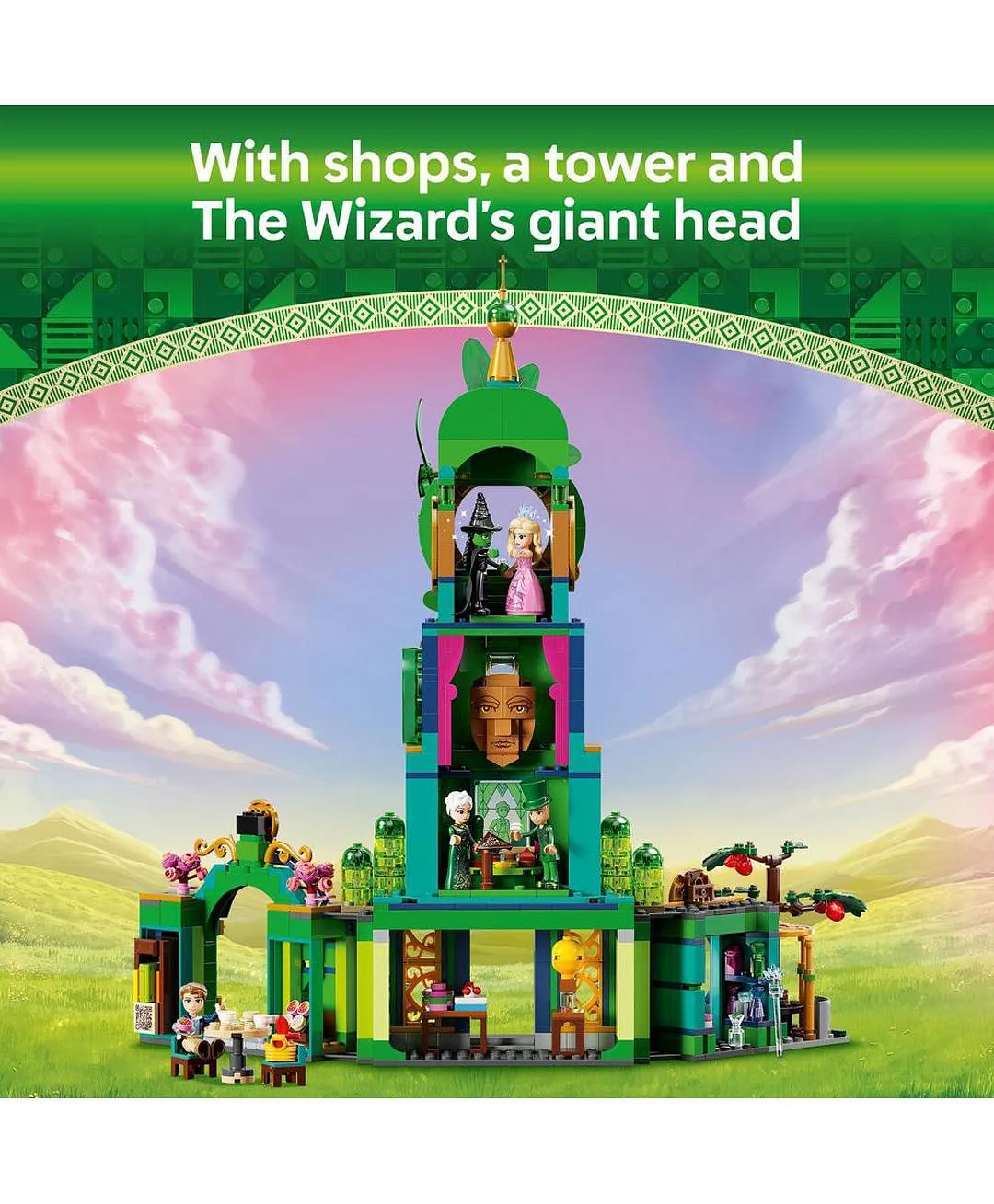 لعبة مرحبًا بكم في مدينة الزمرد من LEGO® Wicked قابلة للتجميع 75684 - الصورة 4