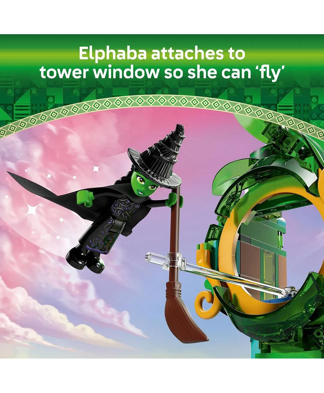 لعبة مرحبًا بكم في مدينة الزمرد من LEGO® Wicked قابلة للتجميع 75684 - الصورة 6