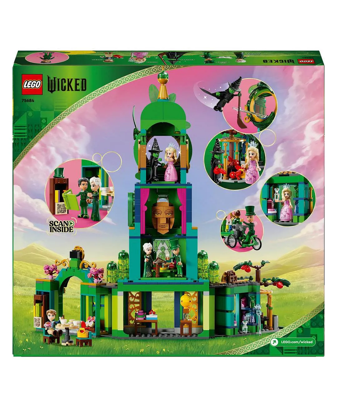 لعبة مرحبًا بكم في مدينة الزمرد من LEGO® Wicked قابلة للتجميع 75684 - الصورة 10