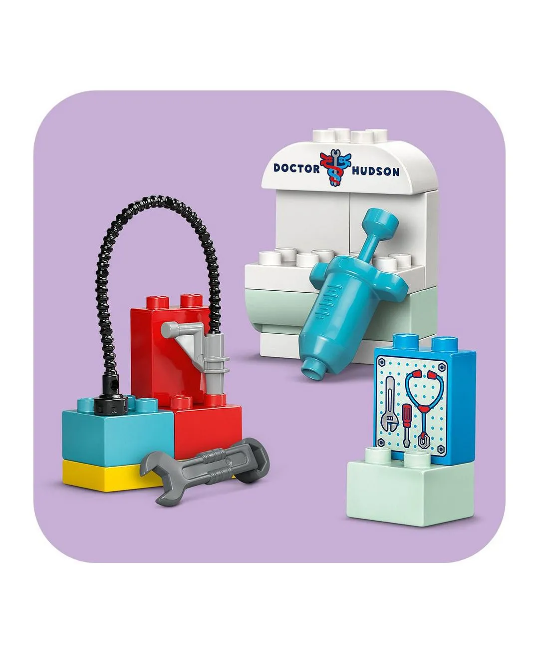 لعبة الأطفال القابلة للبناء زيارة برق بنزين لمرآب دوك 10456 من ليغو® DUPLO® Disney and Pixar Cars - 35 قطعة - الصورة 3