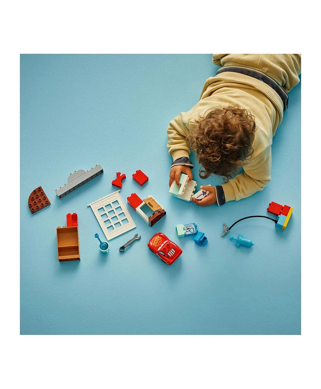 لعبة الأطفال القابلة للبناء زيارة برق بنزين لمرآب دوك 10456 من ليغو® DUPLO® Disney and Pixar Cars - 35 قطعة - الصورة 7