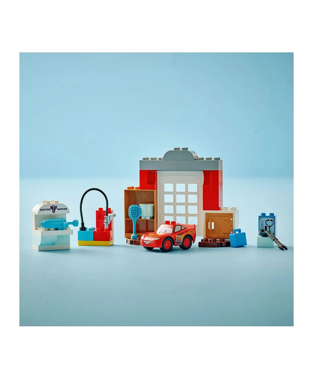 لعبة الأطفال القابلة للبناء زيارة برق بنزين لمرآب دوك 10456 من ليغو® DUPLO® Disney and Pixar Cars - 35 قطعة - الصورة 8