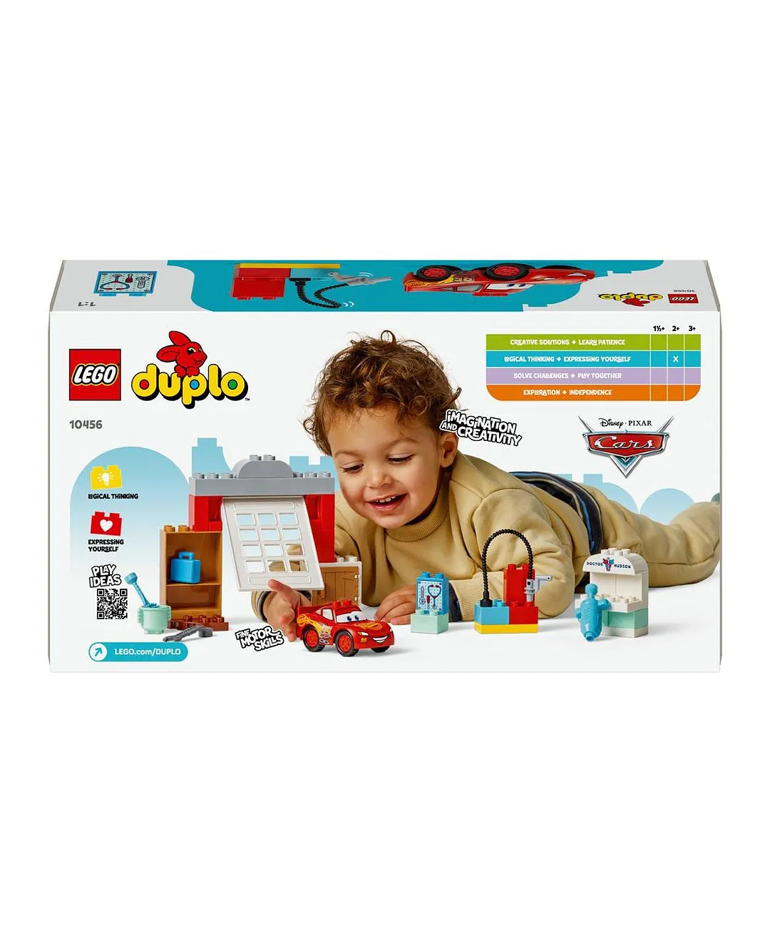 لعبة الأطفال القابلة للبناء زيارة برق بنزين لمرآب دوك 10456 من ليغو® DUPLO® Disney and Pixar Cars - 35 قطعة - الصورة 11