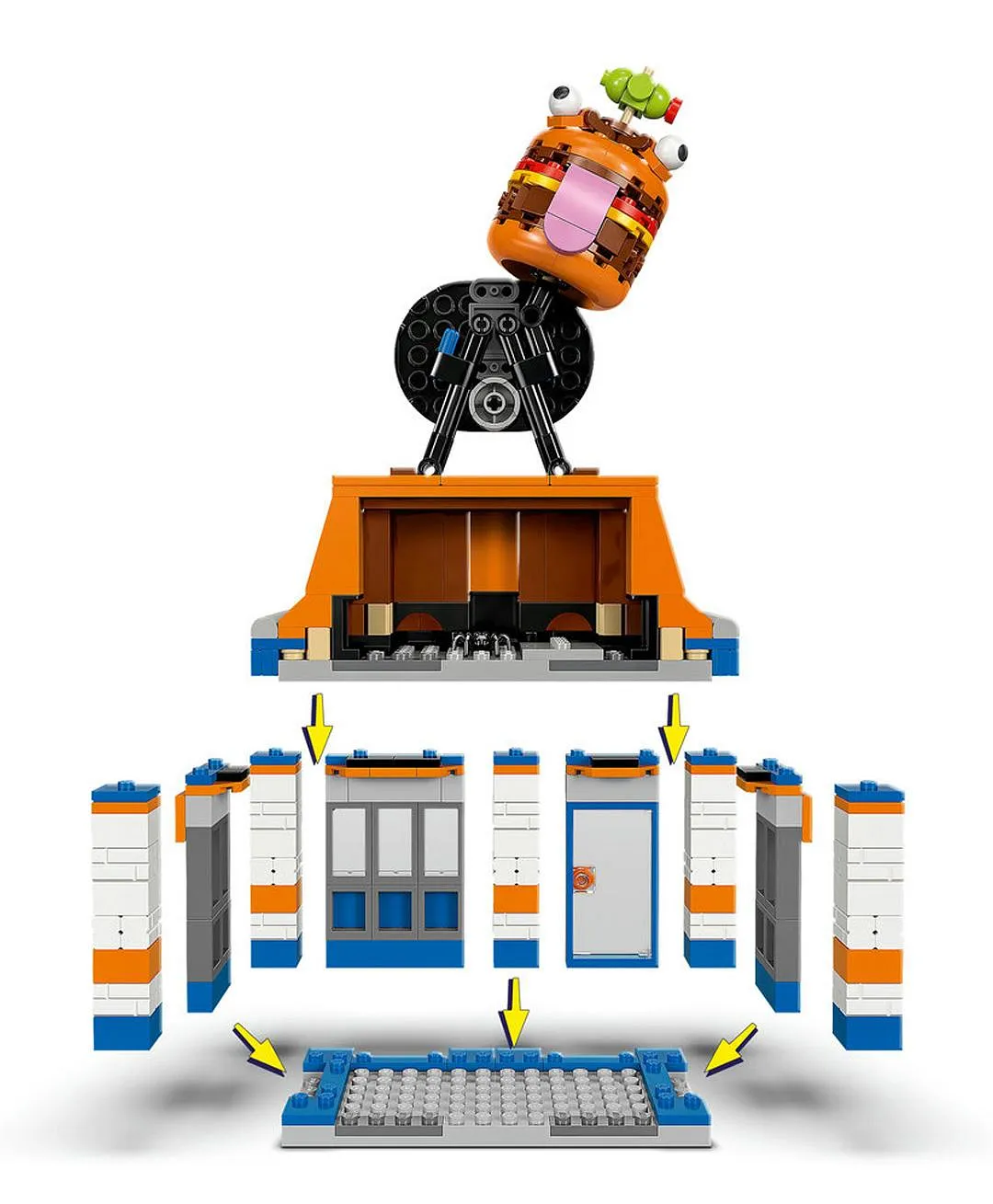 لعبة مستوحاة من لعبة الفيديو للأطفال مطعم در برغر 77076 من ليغو® Fortnite® - 546 قطعة - الصورة 4