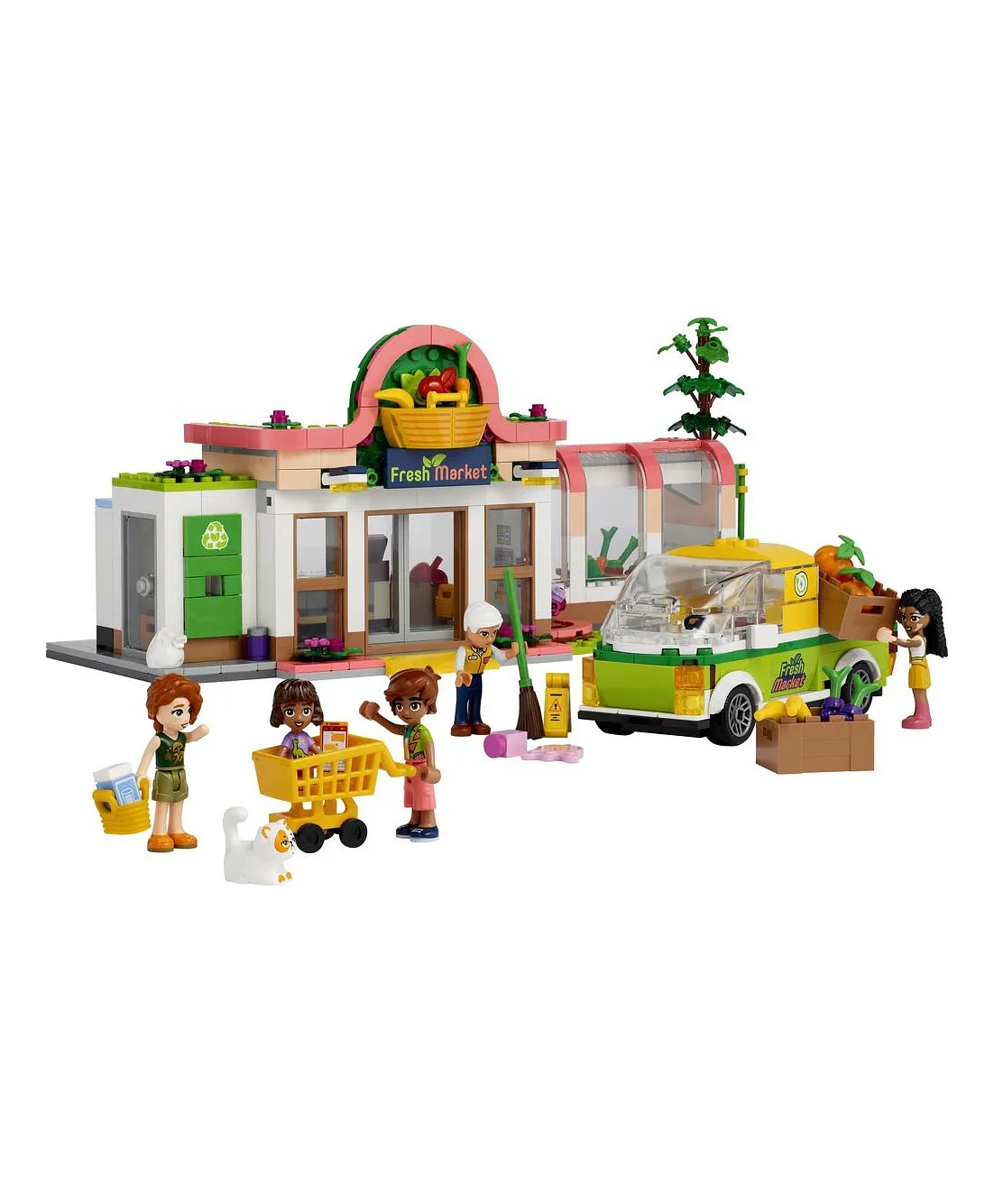 مجموعة لعبة بناء متجر البقالة العضوية 41729 من LEGO® Friends (830 قطعة)