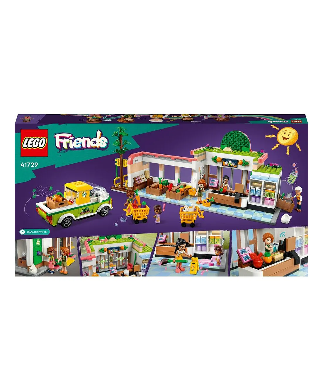 مجموعة لعبة بناء متجر البقالة العضوية 41729 من LEGO® Friends (830 قطعة) - الصورة 10