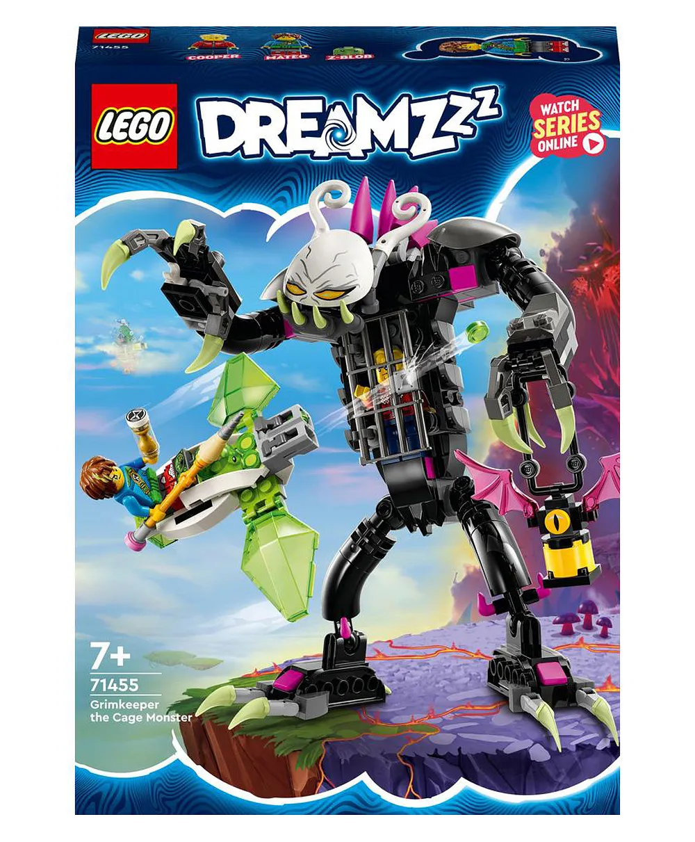 مجموعة لعبة بناء حارس غريم الوحش القفصي 71455 من LEGO® DREAMZzz™ (274 قطعة) - الصورة 4