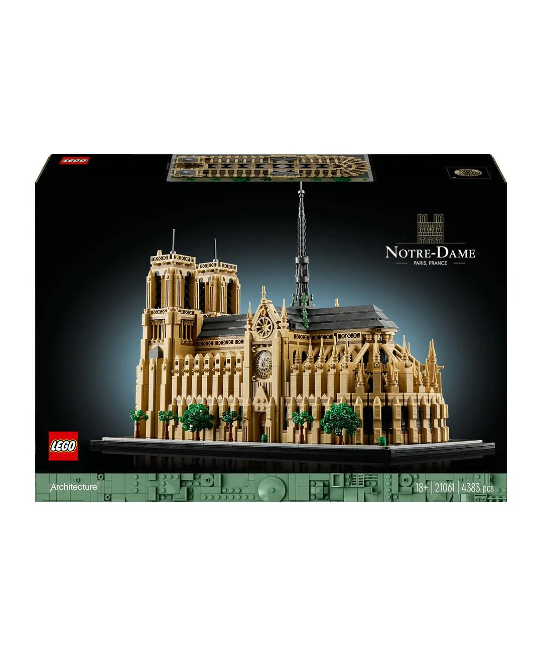 مجموعة نوتردام باريس 21061 من LEGO® Architecture - الصورة 10