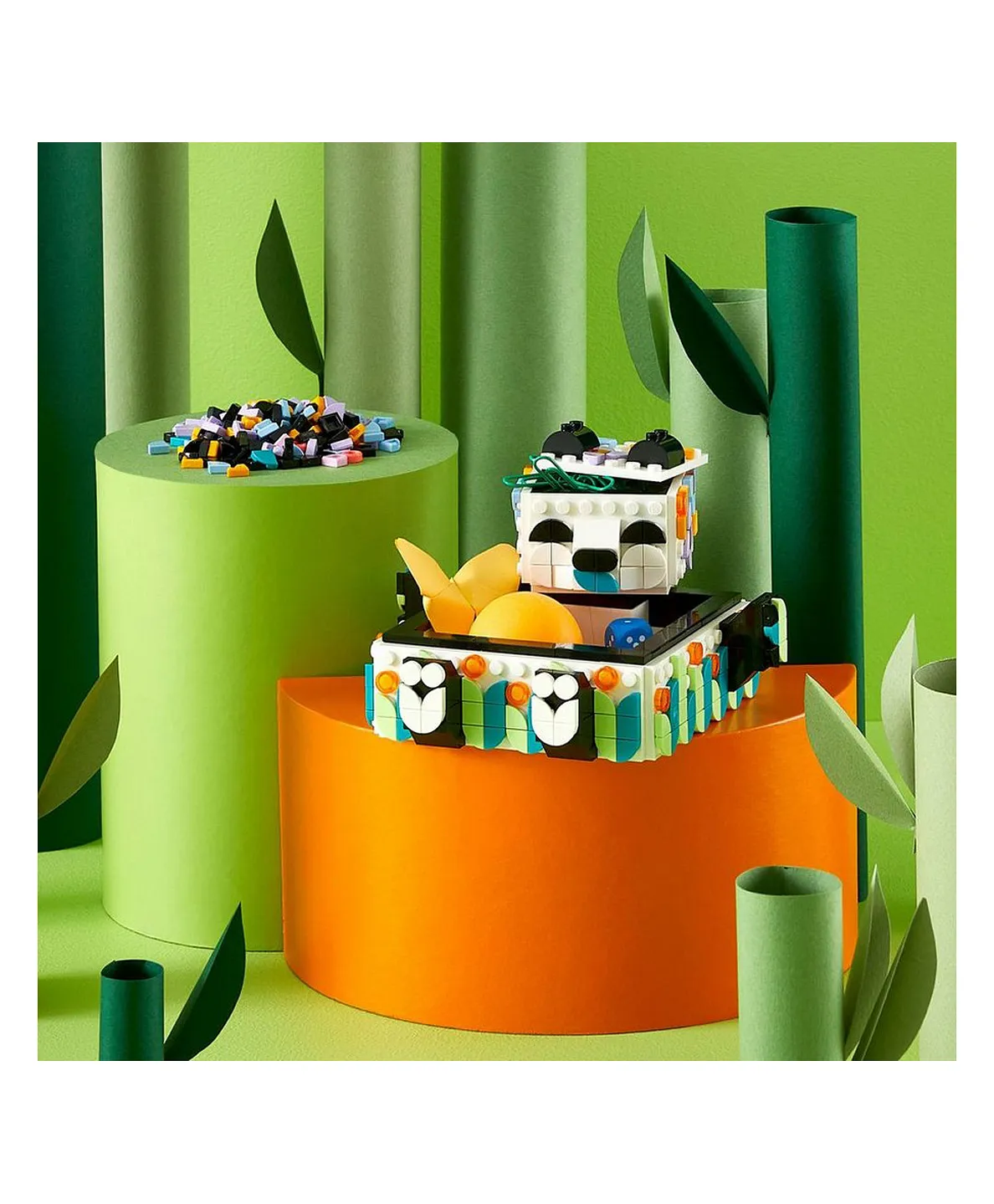 المجموعة الإبداعية لمشاريع اصنعها بنفسك صينية الباندا اللطيفة 41959 من LEGO® DOTS (517 قطعة) - الصورة 5