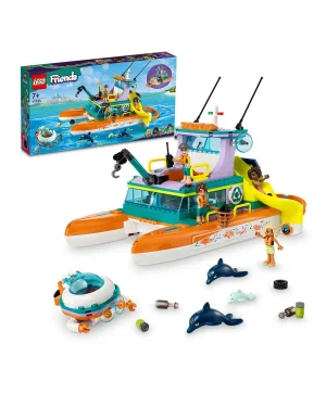 مجموعة لعبة قارب الإنقاذ البحري 41734 من LEGO® Friends (717 قطعة)