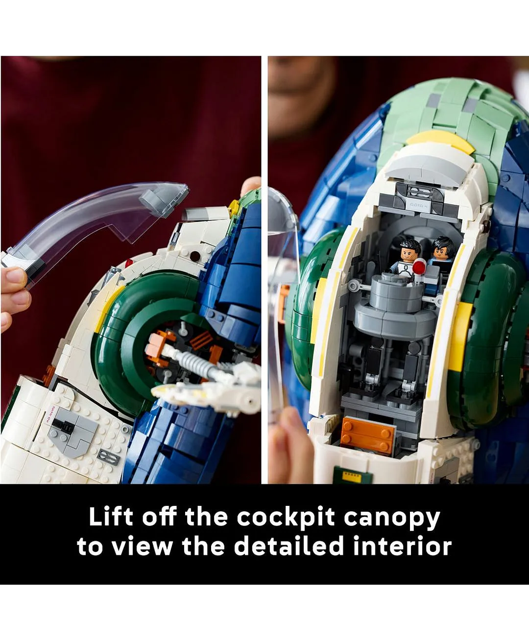 مجموعة عرض سفينة فضاء جانغو فيت من فئة فاير سبراي 75409 من ليغو® Star Wars™ - 2970 قطعة - الصورة 5