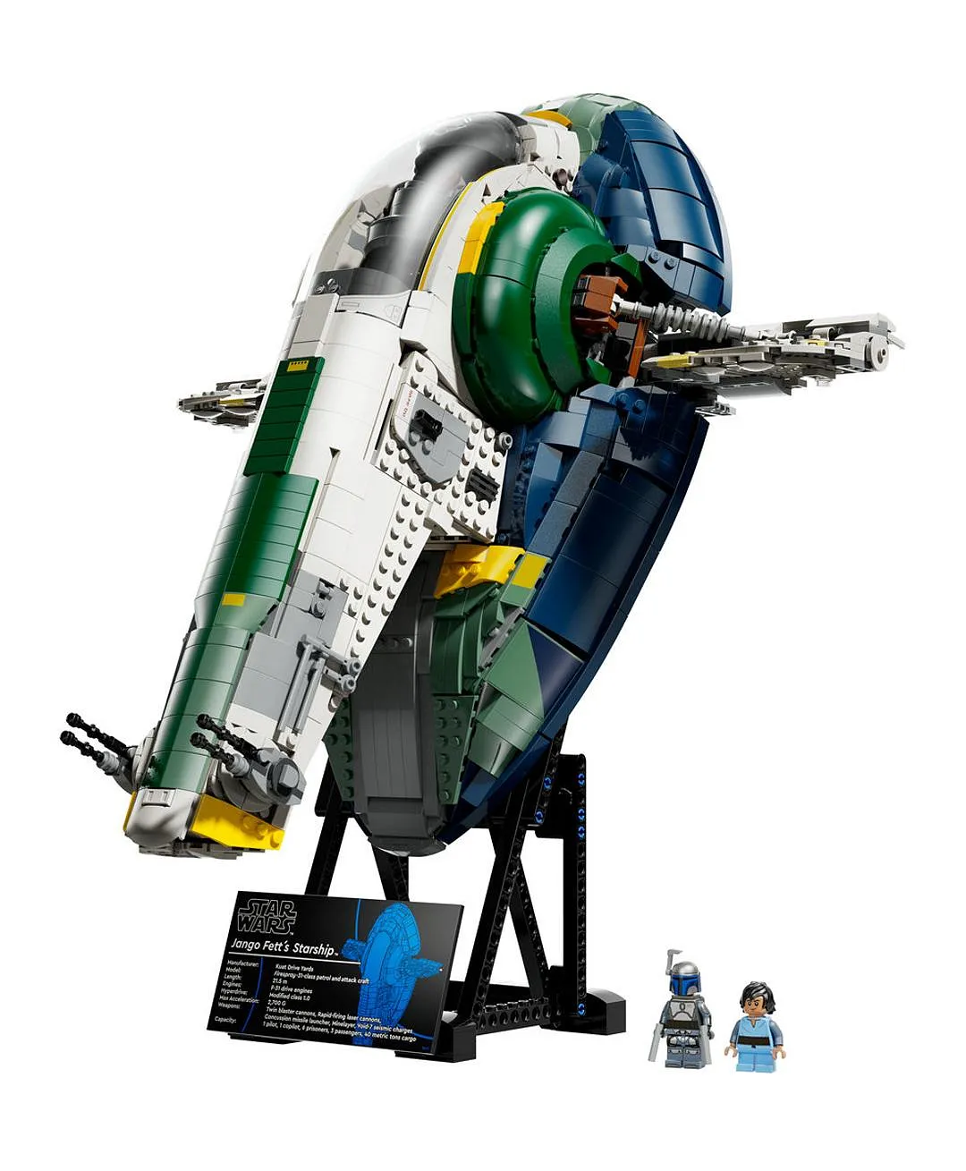 مجموعة عرض سفينة فضاء جانغو فيت من فئة فاير سبراي 75409 من ليغو® Star Wars™ - 2970 قطعة - الصورة 9