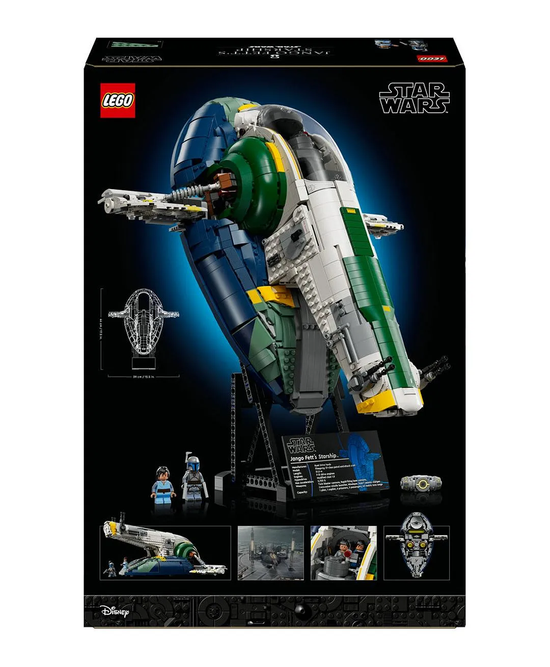 مجموعة عرض سفينة فضاء جانغو فيت من فئة فاير سبراي 75409 من ليغو® Star Wars™ - 2970 قطعة - الصورة 11