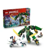 مجموعة بناء معركة تنين لعبة النينجا آلي لويد النفاث من LEGO® NINJAGO®‎ مع 5 شخصيات صغيرة 71845 - 1112 قطعة