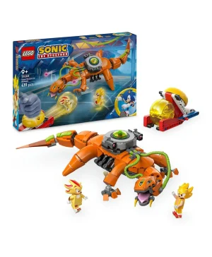 لعبة هدية هواة الألعاب الإلكترونية Super Shadow بمواجهة Biolizard من ليغو® Sonic the Hedgehog™‎ للصبيان والبنات والصغار 77003 - 419 قطعة