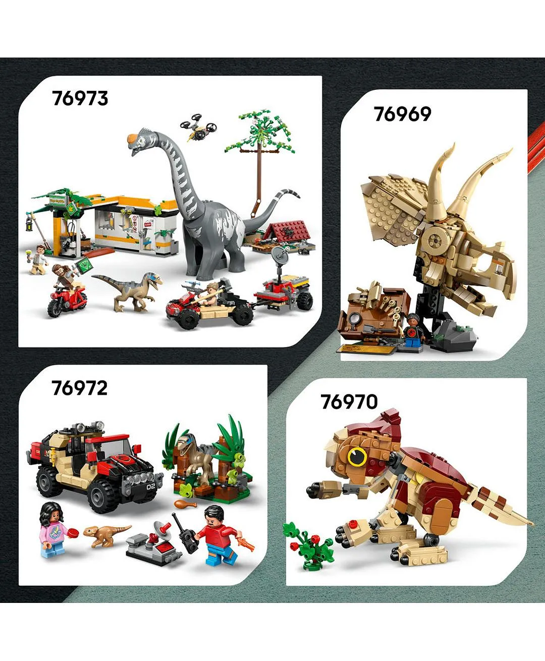 لعبة الديناصور المهمة الجوية مع سبينوصور وكويتزالكوتلس 76976 من ليغو® Jurassic World - 984 قطعة - الصورة 8