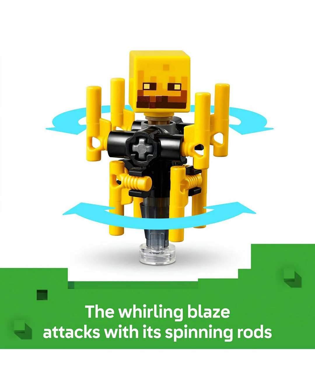 لعبة هواة الألعاب القابلة للبناء معركة حمم العالم السفلي من ليغو® Minecraft® للأطفال 21266 - 99 قطعة - الصورة 6