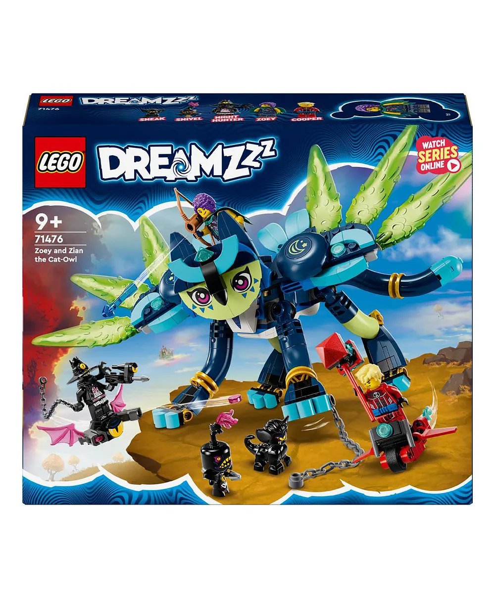 لعبة زوي وزيان البومة القط 71476 من LEGO® DREAMZzz™ - الصورة 4