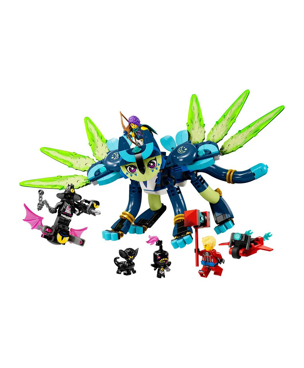 لعبة زوي وزيان البومة القط 71476 من LEGO® DREAMZzz™ - الصورة 11