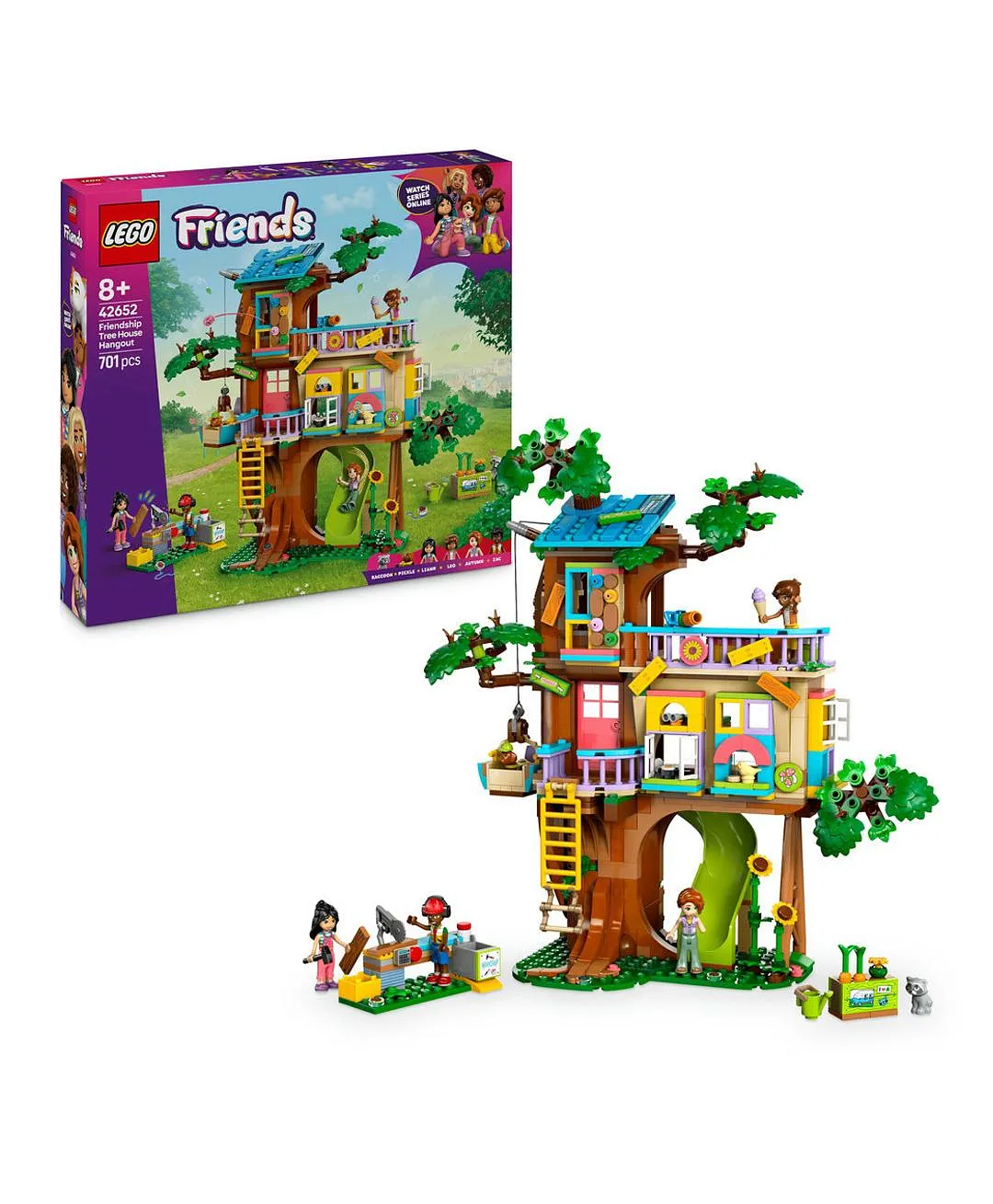 مجموعة بناء لعبة التظاهر قضاء الوقت في بيت شجرة الصداقة من LEGO® Friends 42652 - 701 قطعة