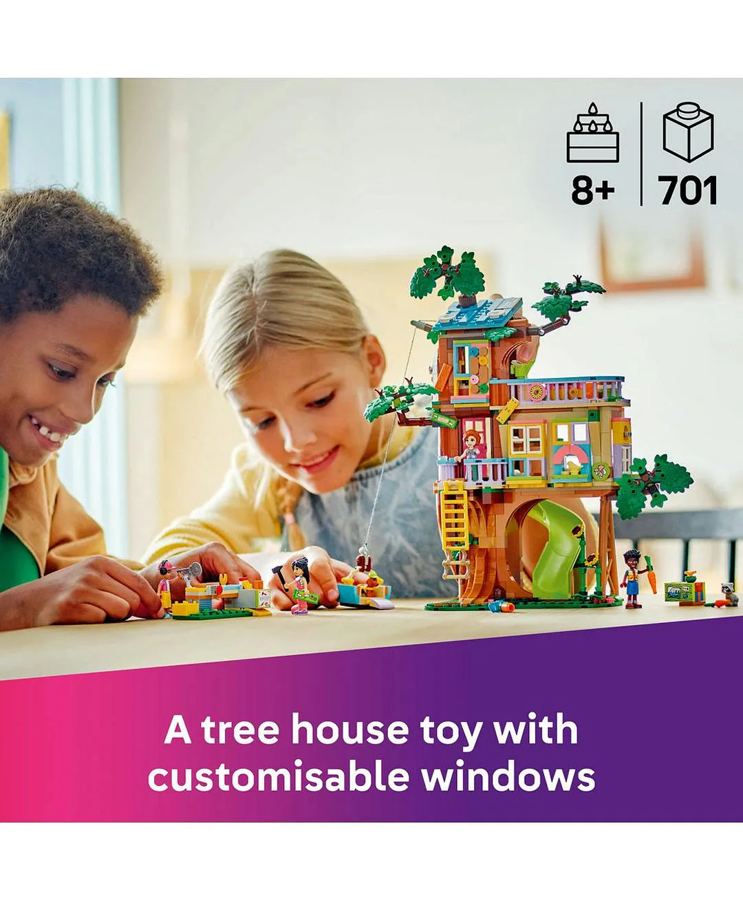 مجموعة بناء لعبة التظاهر قضاء الوقت في بيت شجرة الصداقة من LEGO® Friends 42652 - 701 قطعة - الصورة 3