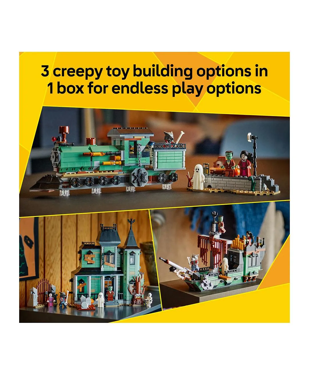 لعبة بناء القصر المسحور من ليغو® كرييتور 3 في 1 31167 - 736 قطعة - الصورة 4