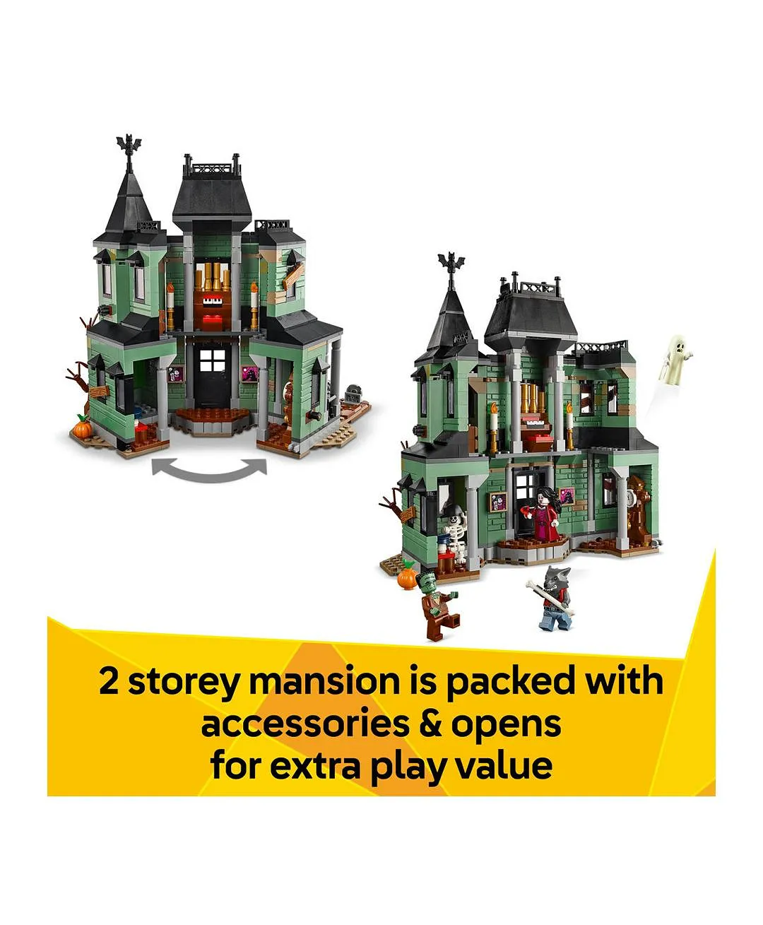 لعبة بناء القصر المسحور من ليغو® كرييتور 3 في 1 31167 - 736 قطعة - الصورة 6