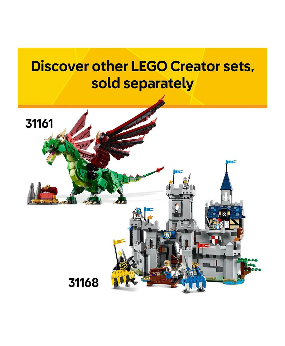 لعبة بناء القصر المسحور من ليغو® كرييتور 3 في 1 31167 - 736 قطعة - الصورة 8