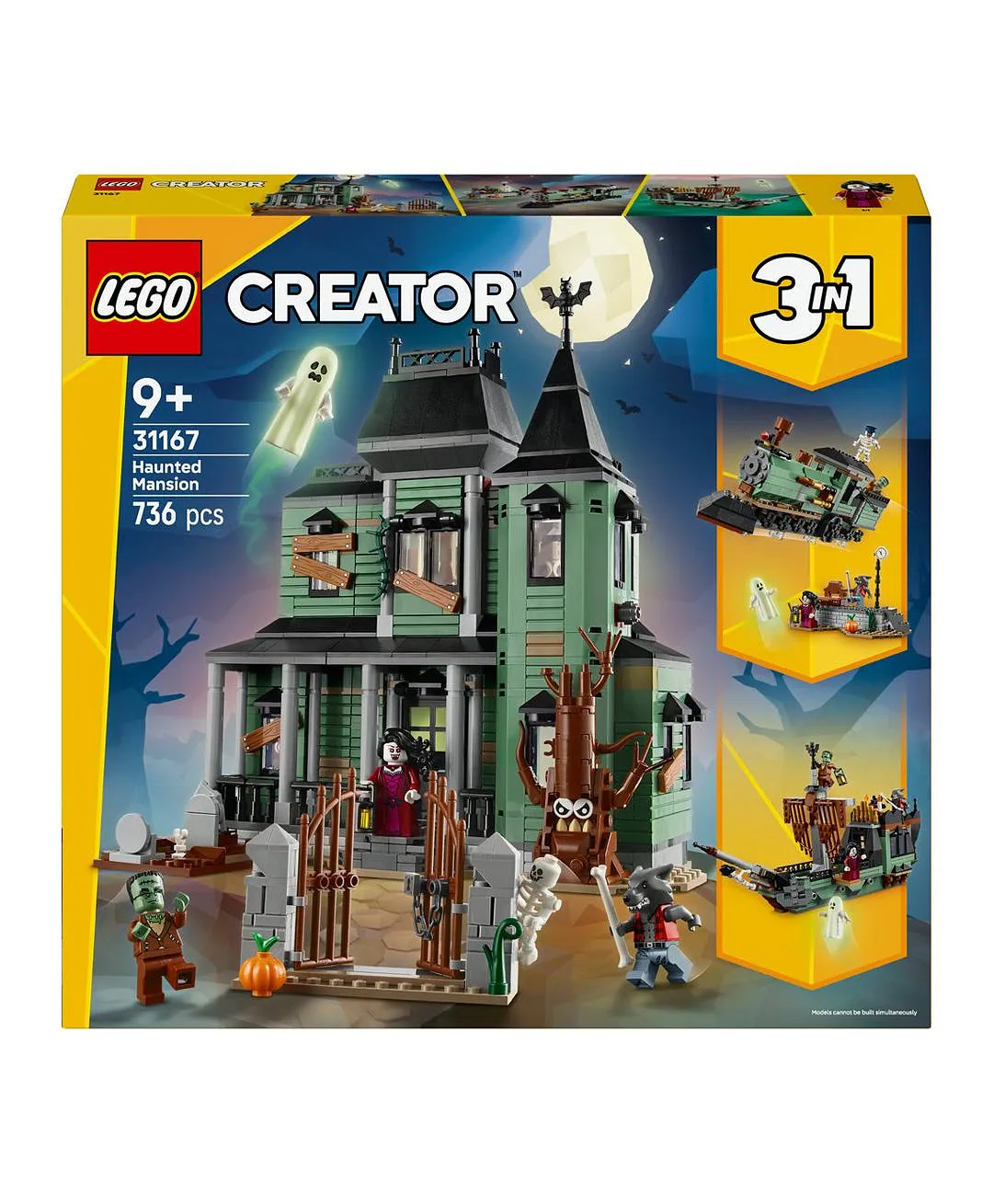 لعبة بناء القصر المسحور من ليغو® كرييتور 3 في 1 31167 - 736 قطعة - الصورة 10