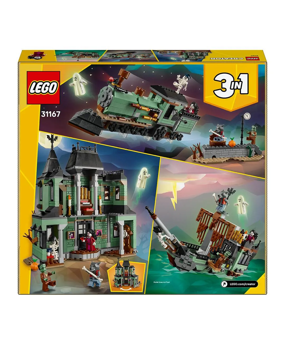 لعبة بناء القصر المسحور من ليغو® كرييتور 3 في 1 31167 - 736 قطعة - الصورة 11