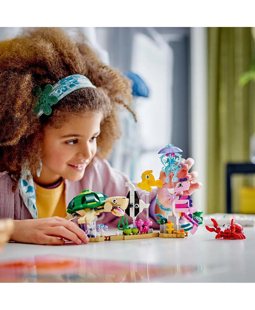 ليغو - حيوانات البحر 31158 - مجموعة كريتور - 421 قطعة - الصورة 5