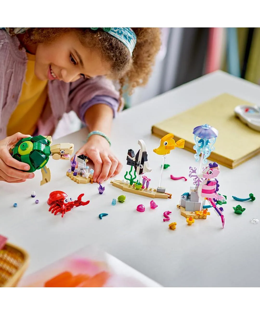 ليغو - حيوانات البحر 31158 - مجموعة كريتور - 421 قطعة - الصورة 6