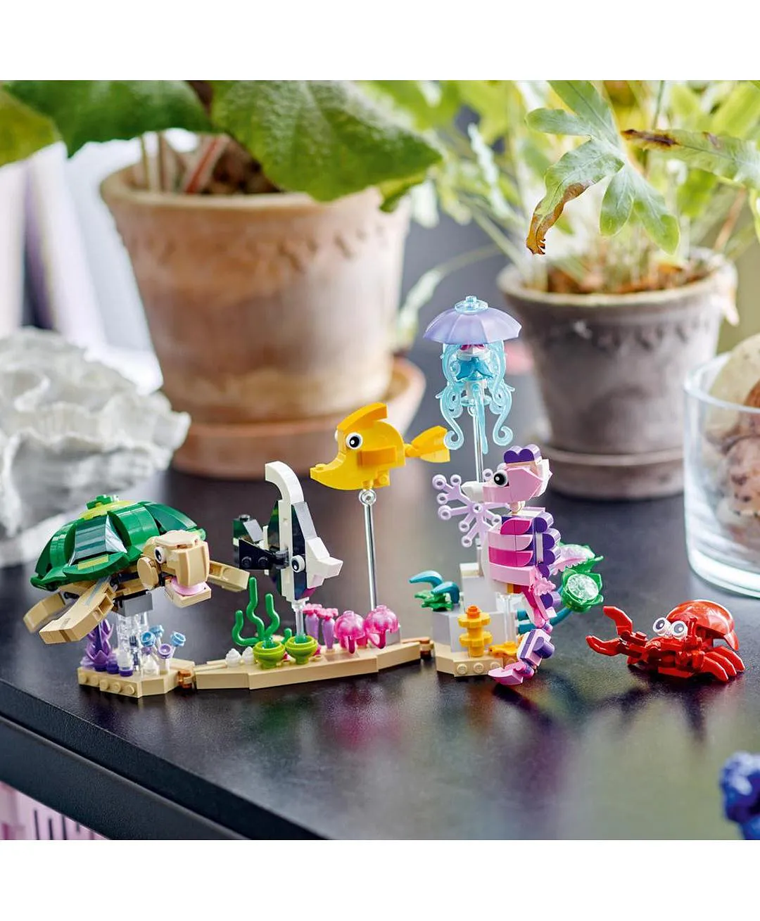ليغو - حيوانات البحر 31158 - مجموعة كريتور - 421 قطعة - الصورة 7
