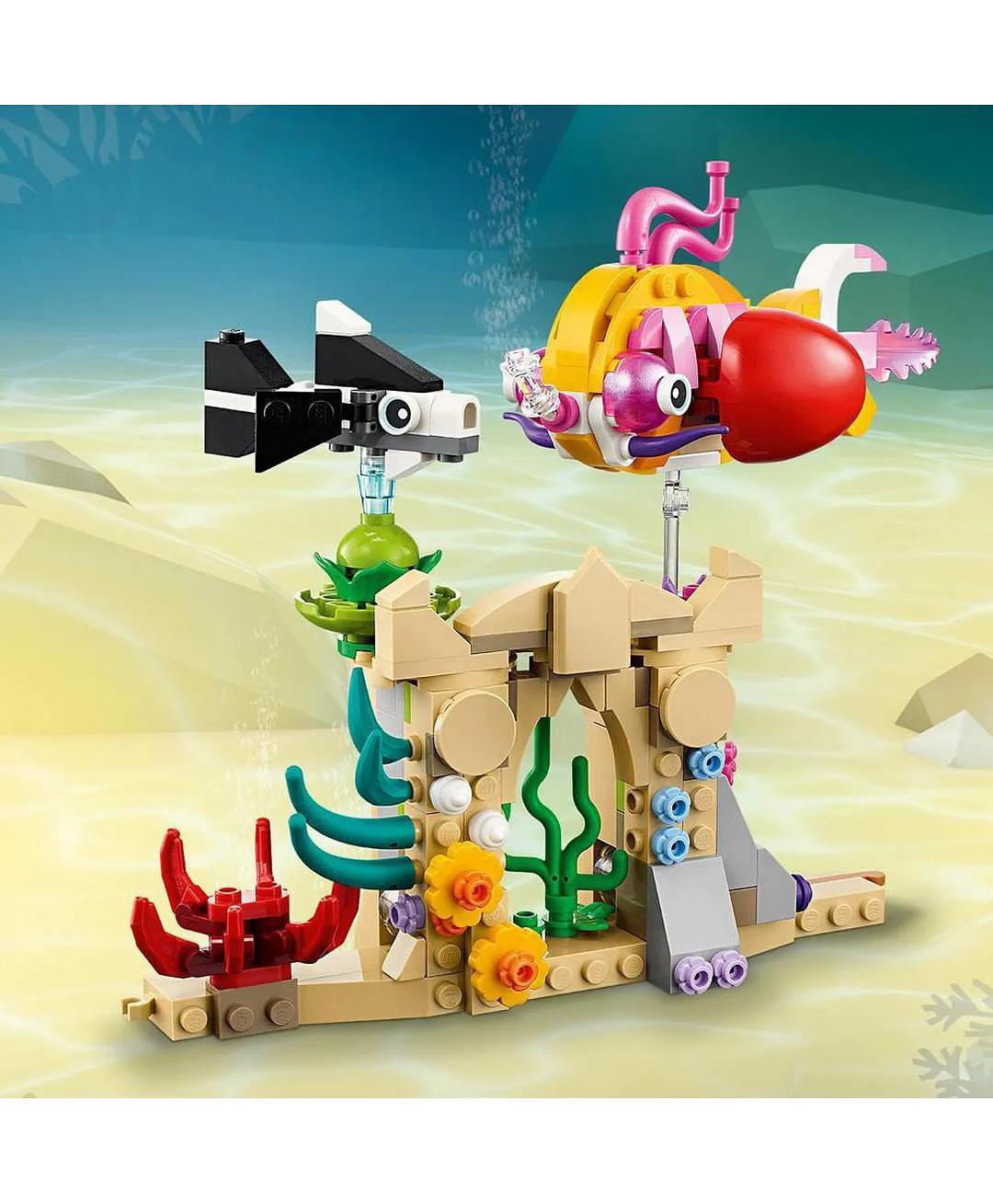 ليغو - حيوانات البحر 31158 - مجموعة كريتور - 421 قطعة - الصورة 10