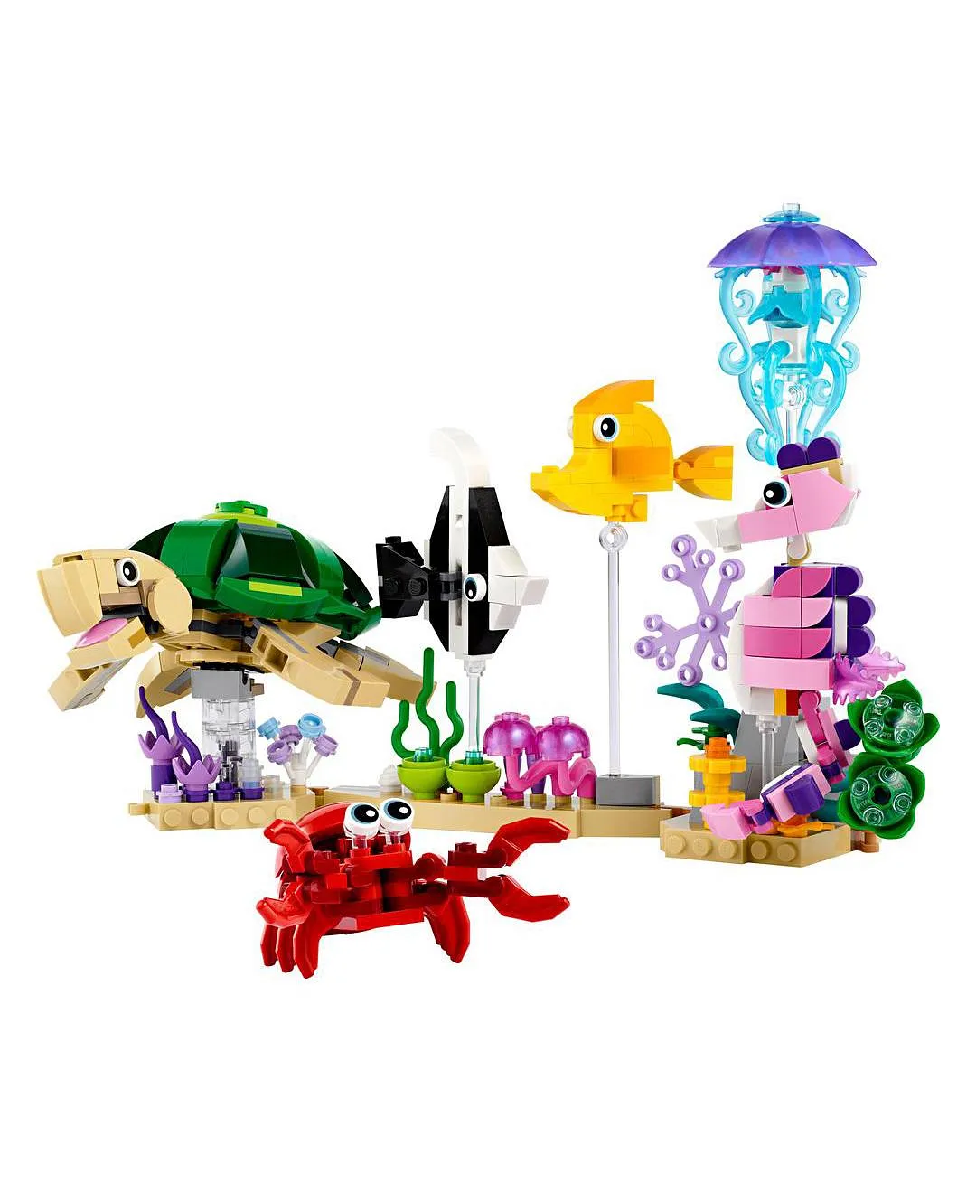 ليغو - حيوانات البحر 31158 - مجموعة كريتور - 421 قطعة - الصورة 11
