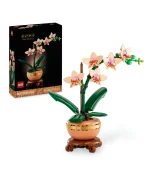 هدية نبات الأوركيد الصغير من ليغو® Botanicals، مجموعة بناء ديكور منزلي للبالغين 10343 - 274 قطعة