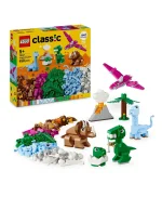 الديناصورات المبدعة من ليغو® كلاسيك، مجموعة بناء مكعبات متنوعة، نماذج لعب تخيّلي للأطفال 11041 - 450 قطعة