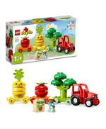 مجموعة لعبة جرّار الفاكهة والخضار 10982 من LEGO® DUPLO® My First (19 قطعة)