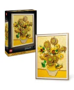 مجموعة بناء العمل الفني الجداري وفكرة ديكور المنزل Vincent van Gogh – دوّار الشمس 31215 من ليغو® آرت - 2615 قطعة