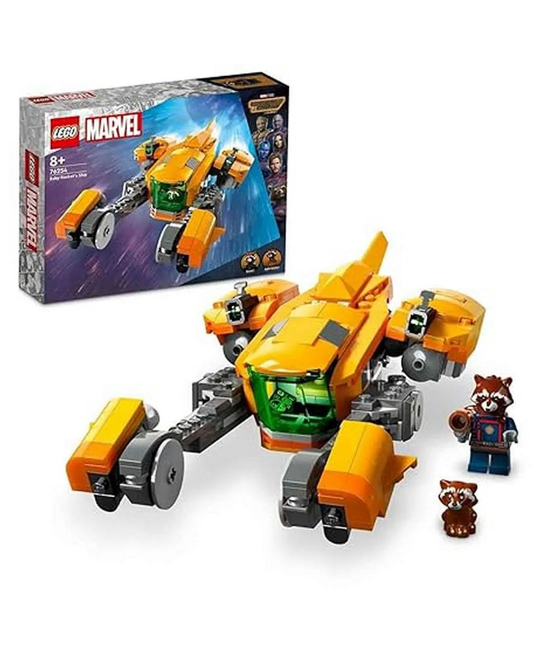 مجموعة لعبة سفينة روكيت الصغير 76254 من LEGO® Marvel (330 قطعة) - الصورة 3