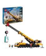 مجموعة بناء لعبة رافعة البناء المتنقلة الصفراء 60409 من LEGO® City، هدية إبداعية للأطفال